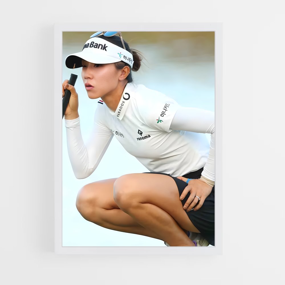 Poster Crouch & Swing – affiche Golf (vue 3)